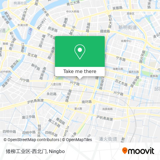 矮柳工业区-西北门 map