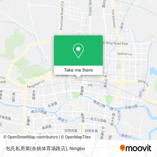 包氏私房菜(余姚体育场路店) map