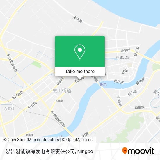 浙江浙能镇海发电有限责任公司 map