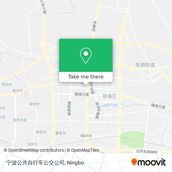 宁波公共自行车公交公司 map