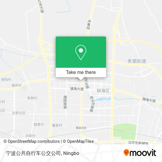 宁波公共自行车公交公司 map