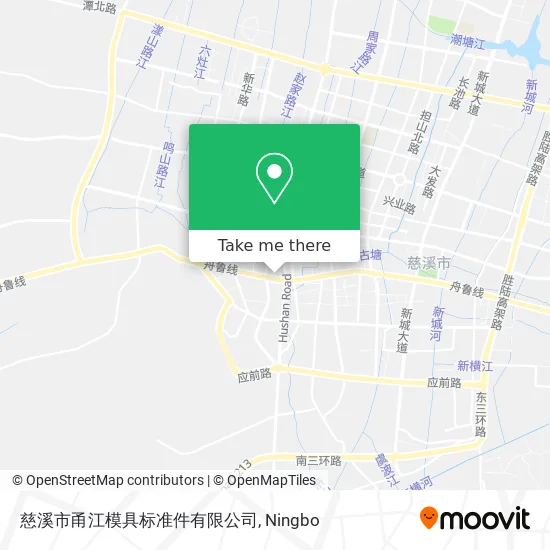 慈溪市甬江模具标准件有限公司 map