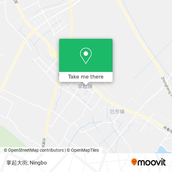 掌起大街 map