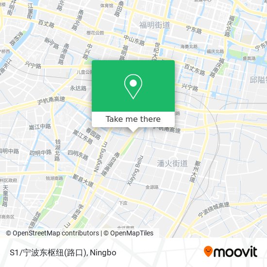 S1/宁波东枢纽(路口) map