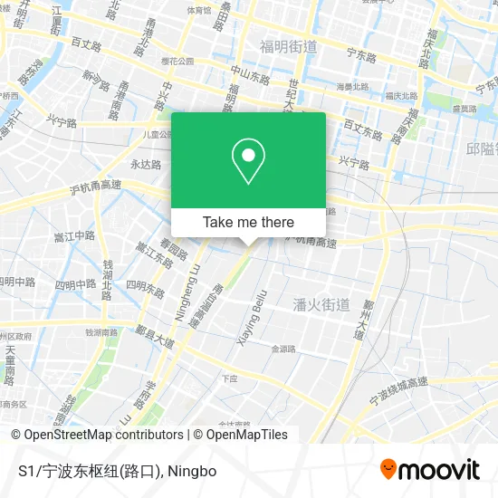 S1/宁波东枢纽(路口) map