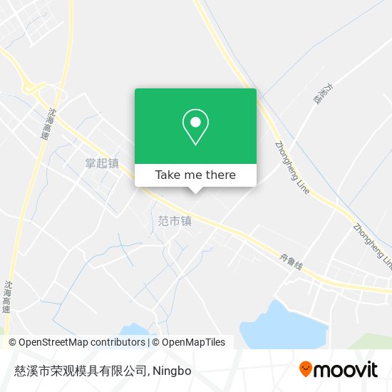 慈溪市荣观模具有限公司 map