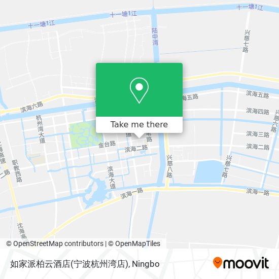 如家派柏云酒店(宁波杭州湾店) map