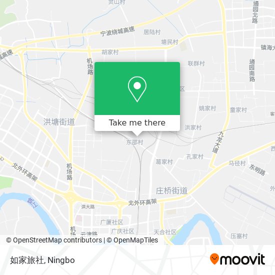 如家旅社 map