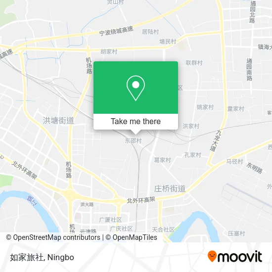 如家旅社 map