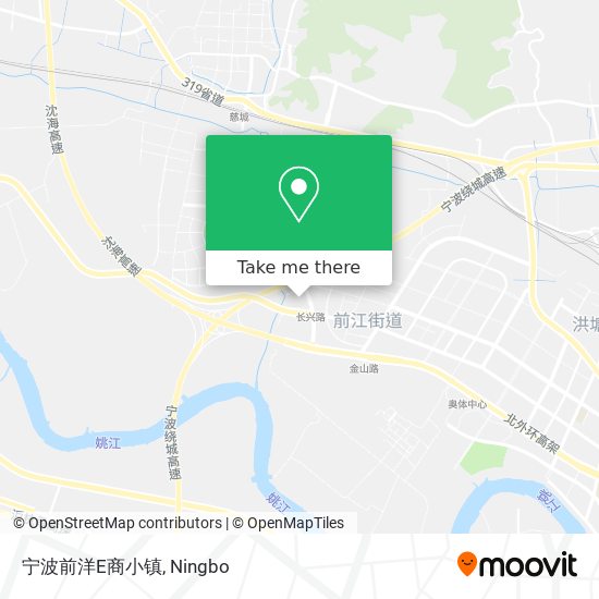 宁波前洋E商小镇 map