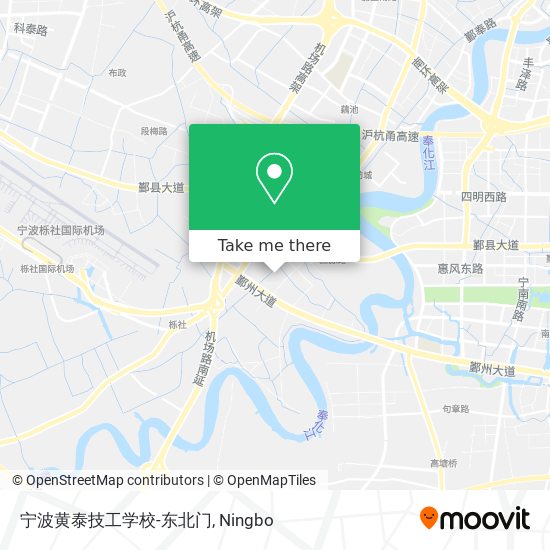 宁波黄泰技工学校-东北门 map