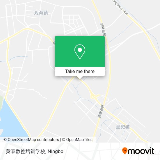 黄泰数控培训学校 map