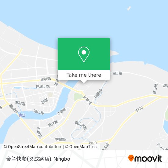 金兰快餐(义成路店) map