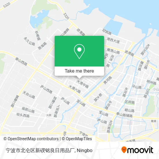 宁波市北仑区新碶铭良日用品厂 map