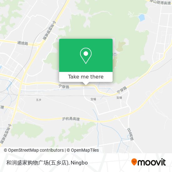和润盛家购物广场(五乡店) map