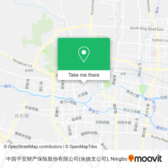 中国平安财产保险股份有限公司(余姚支公司) map
