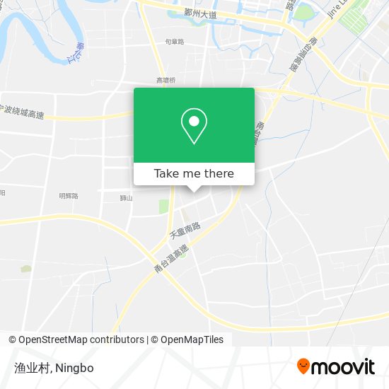 渔业村 map