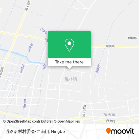 逍路沿村村委会-西南门 map