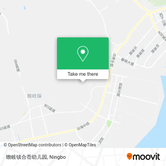 瞻岐镇合岙幼儿园 map