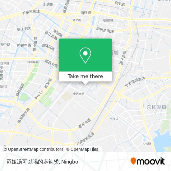 觅姐汤可以喝的麻辣烫 map