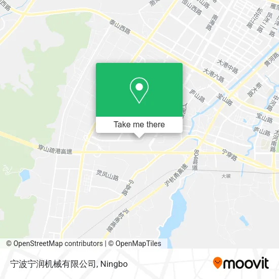 宁波宁润机械有限公司 map