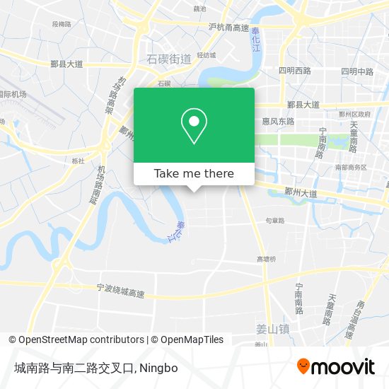 城南路与南二路交叉口 map