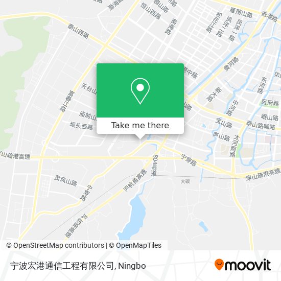 宁波宏港通信工程有限公司 map