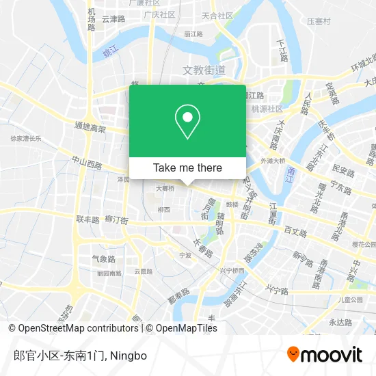郎官小区-东南1门 map