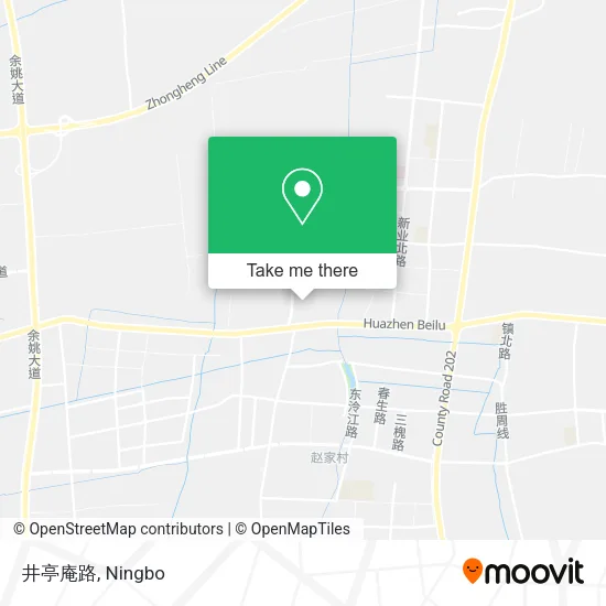 井亭庵路 map