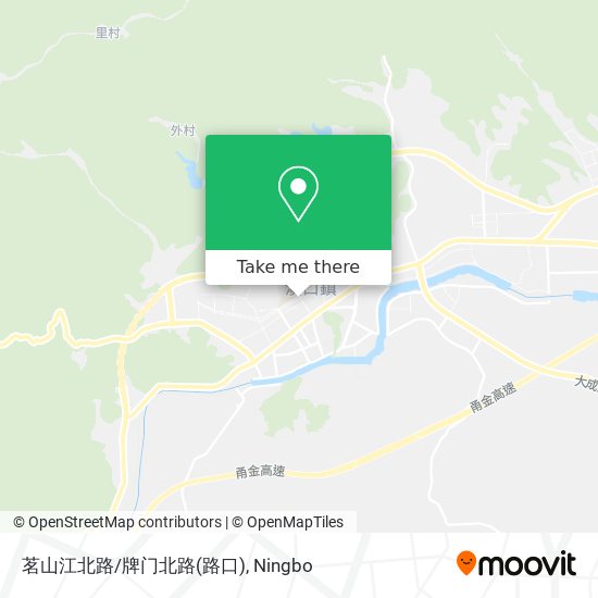 茗山江北路/牌门北路(路口) map