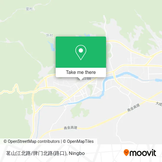 茗山江北路/牌门北路(路口) map