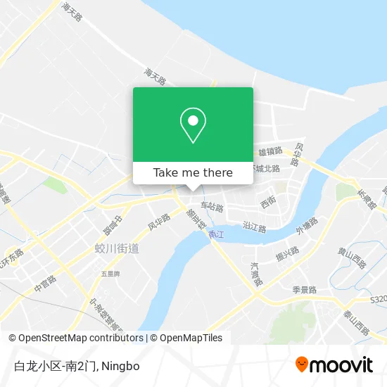 白龙小区-南2门 map