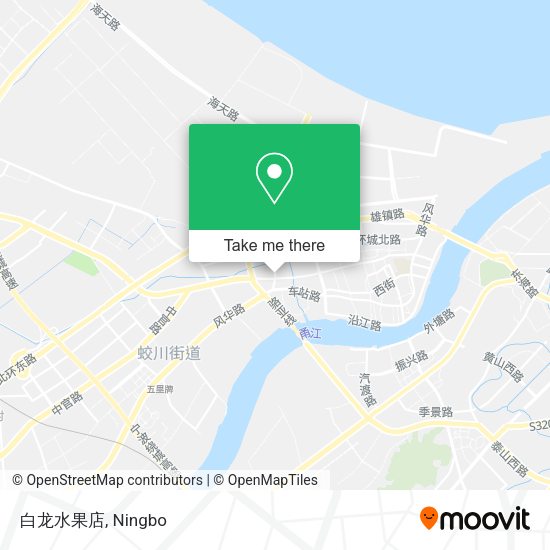 白龙水果店 map