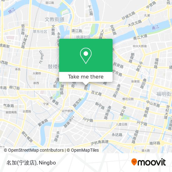 名加(宁波店) map