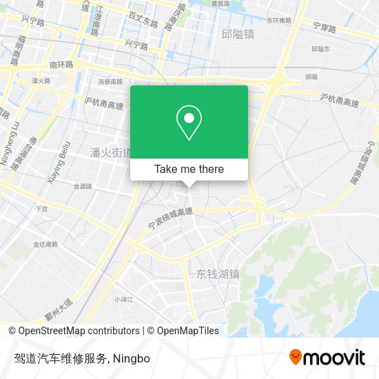 驾道汽车维修服务 map