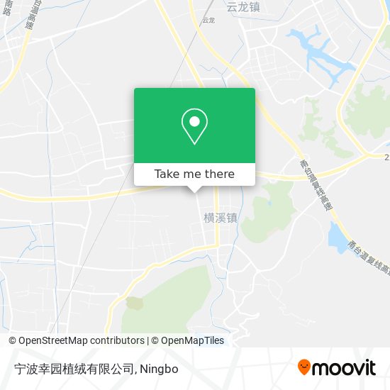 宁波幸园植绒有限公司 map