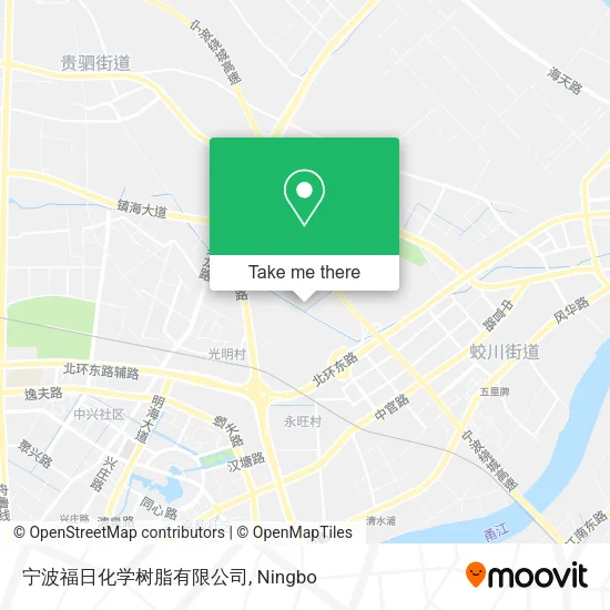 宁波福日化学树脂有限公司 map