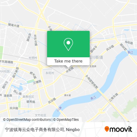 宁波镇海云众电子商务有限公司 map