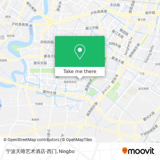 宁波天唯艺术酒店-西门 map