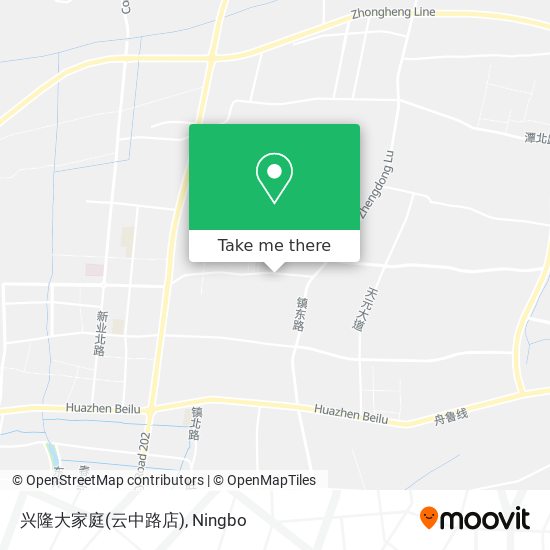 兴隆大家庭(云中路店) map