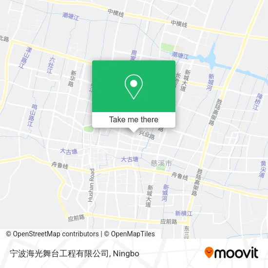 宁波海光舞台工程有限公司 map