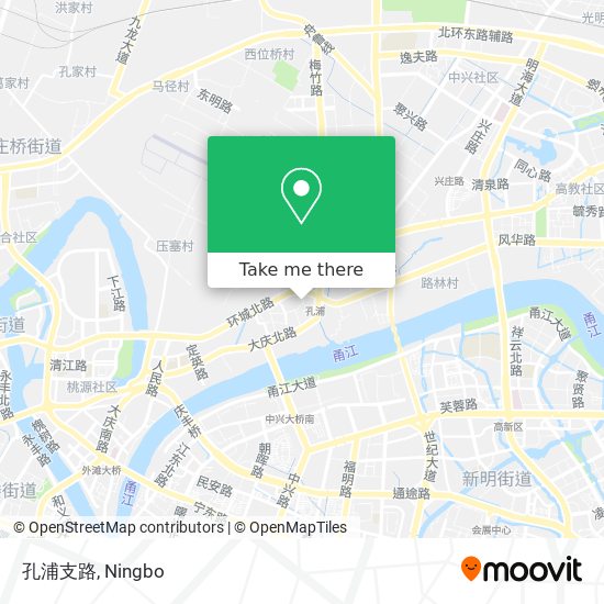 孔浦支路 map