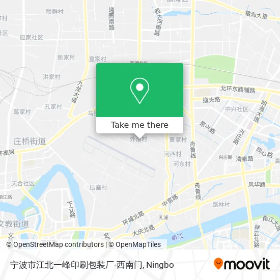宁波市江北一峰印刷包装厂-西南门 map