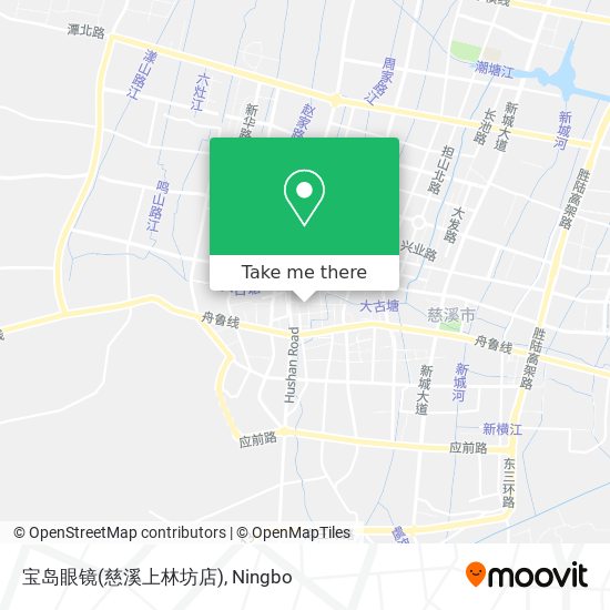 宝岛眼镜(慈溪上林坊店) map
