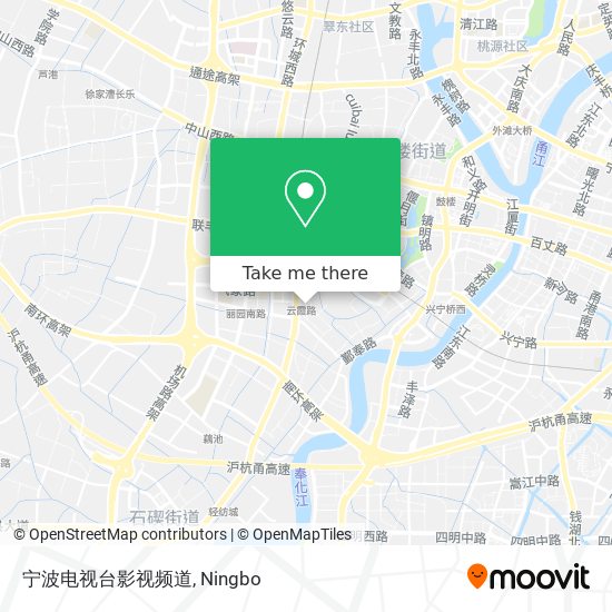 宁波电视台影视频道 map
