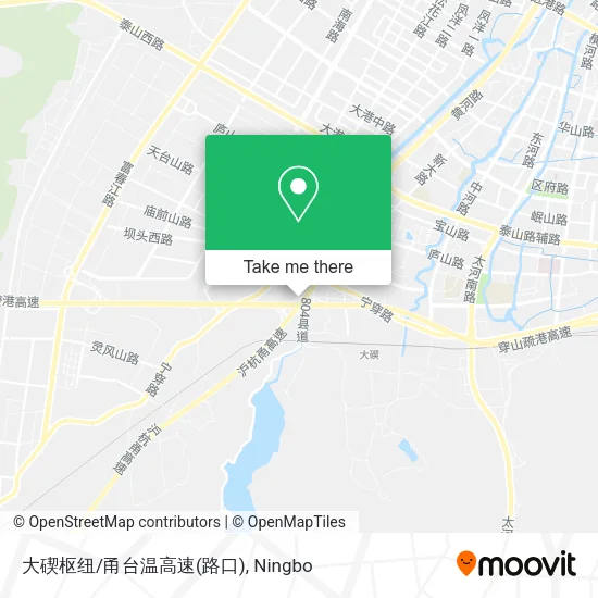 大碶枢纽/甬台温高速(路口) map