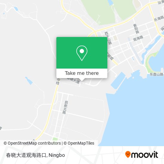春晓大道观海路口 map