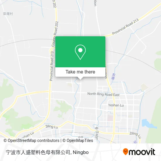 宁波市人盛塑料色母有限公司 map