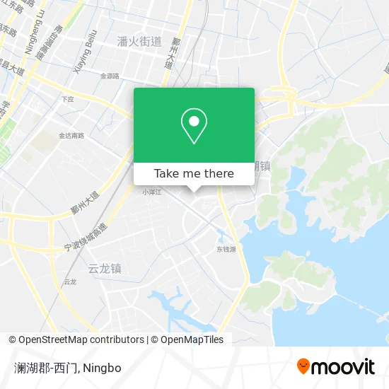 澜湖郡-西门 map