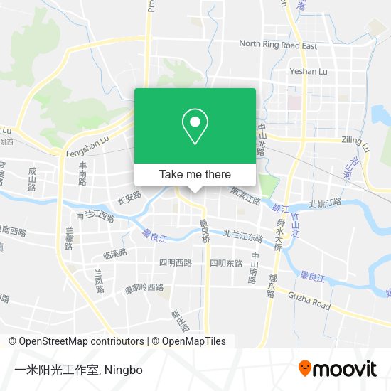 一米阳光工作室 map